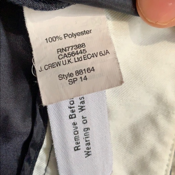 J. Crew Collection Navy Blue Curator Pants - 00 - Picture 6 of 7